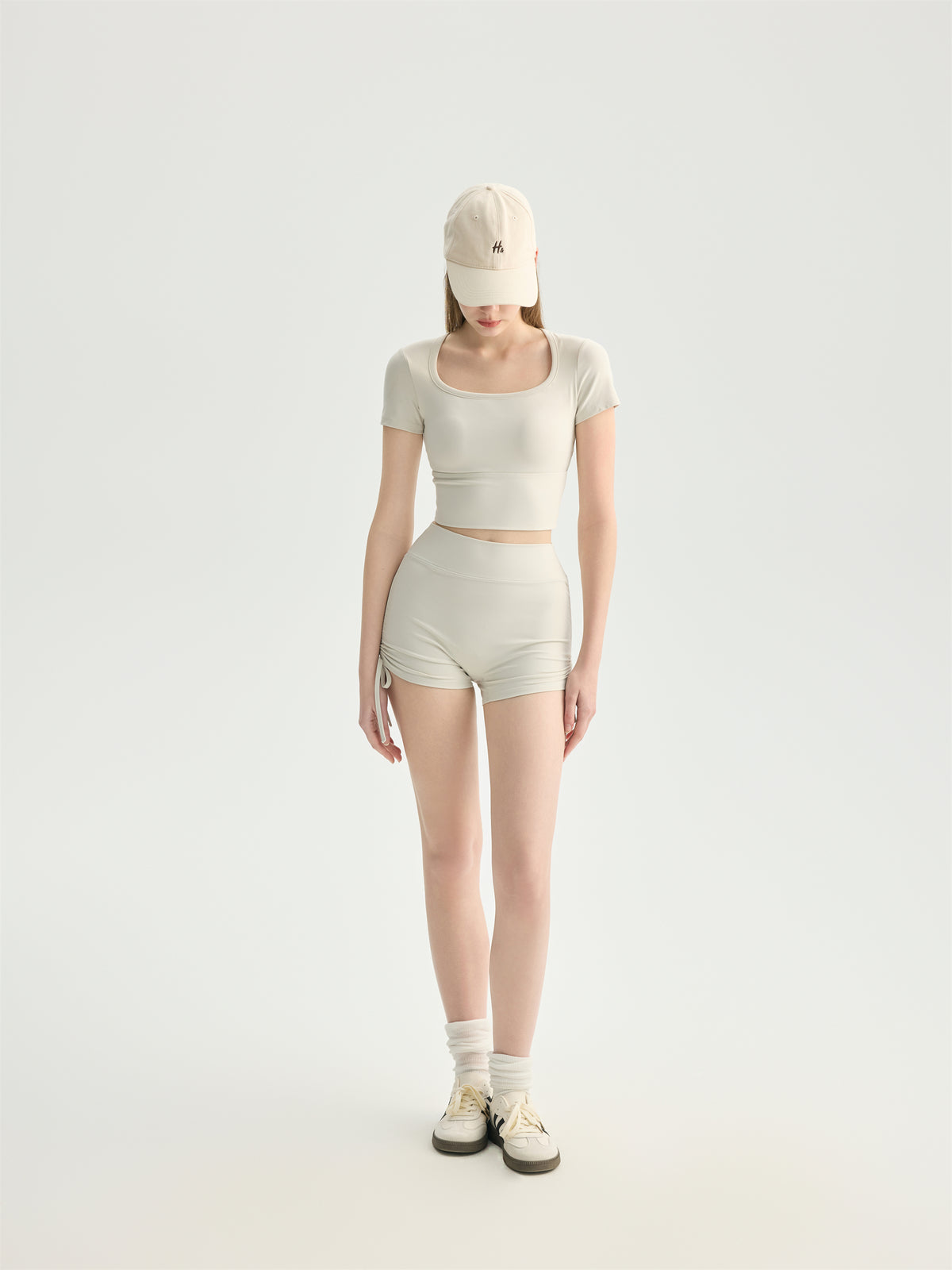 Built-In Bra Crop Tee view 4