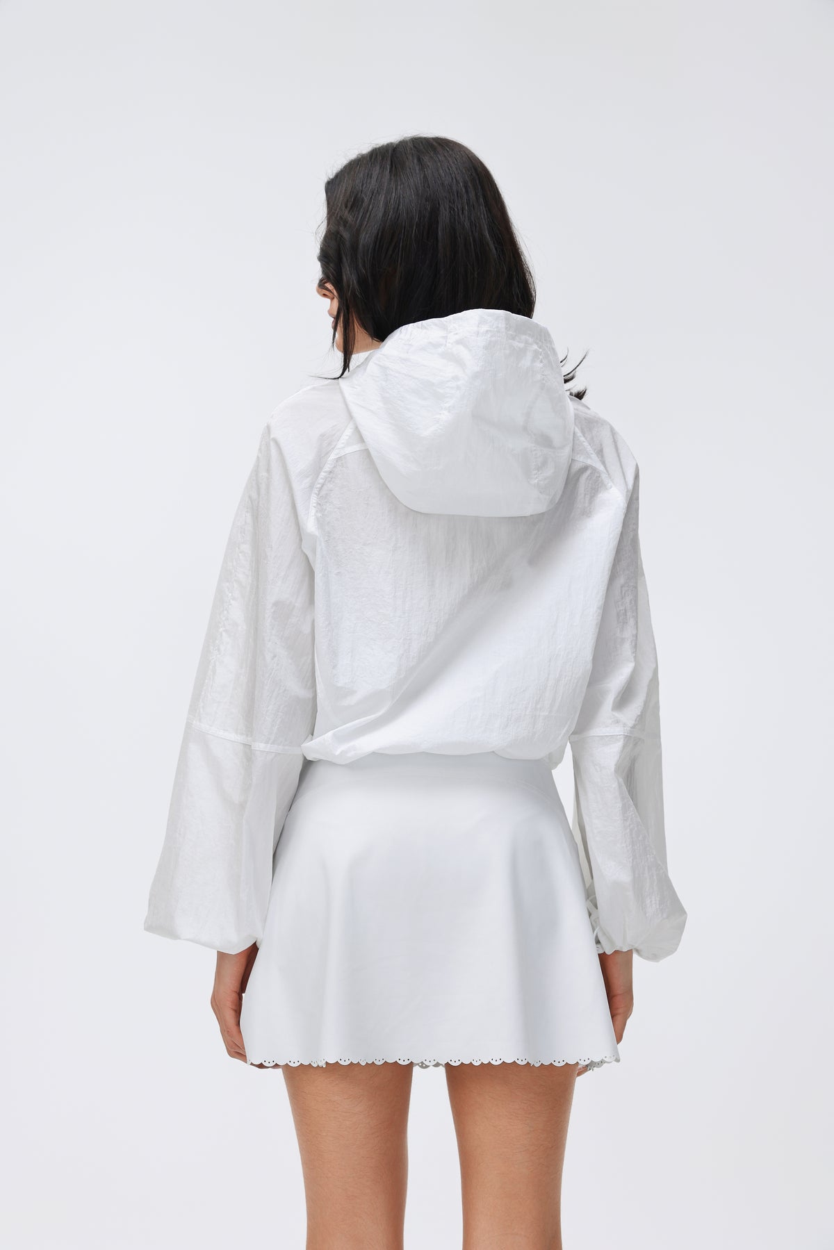 Lightweight Hooded Jacket Half-placket/Breathable/Sun Protection view 3
