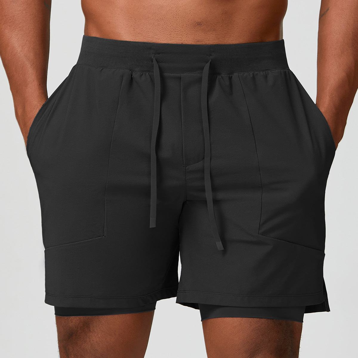 Men’s 2-in-1 Quick Dry Training Shorts view 4