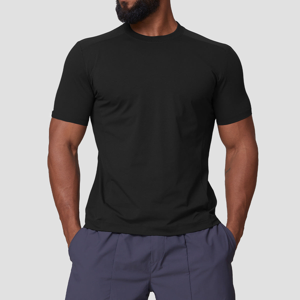 Men’s Anti-UV Quick-Dry Crew Neck T-Shirt