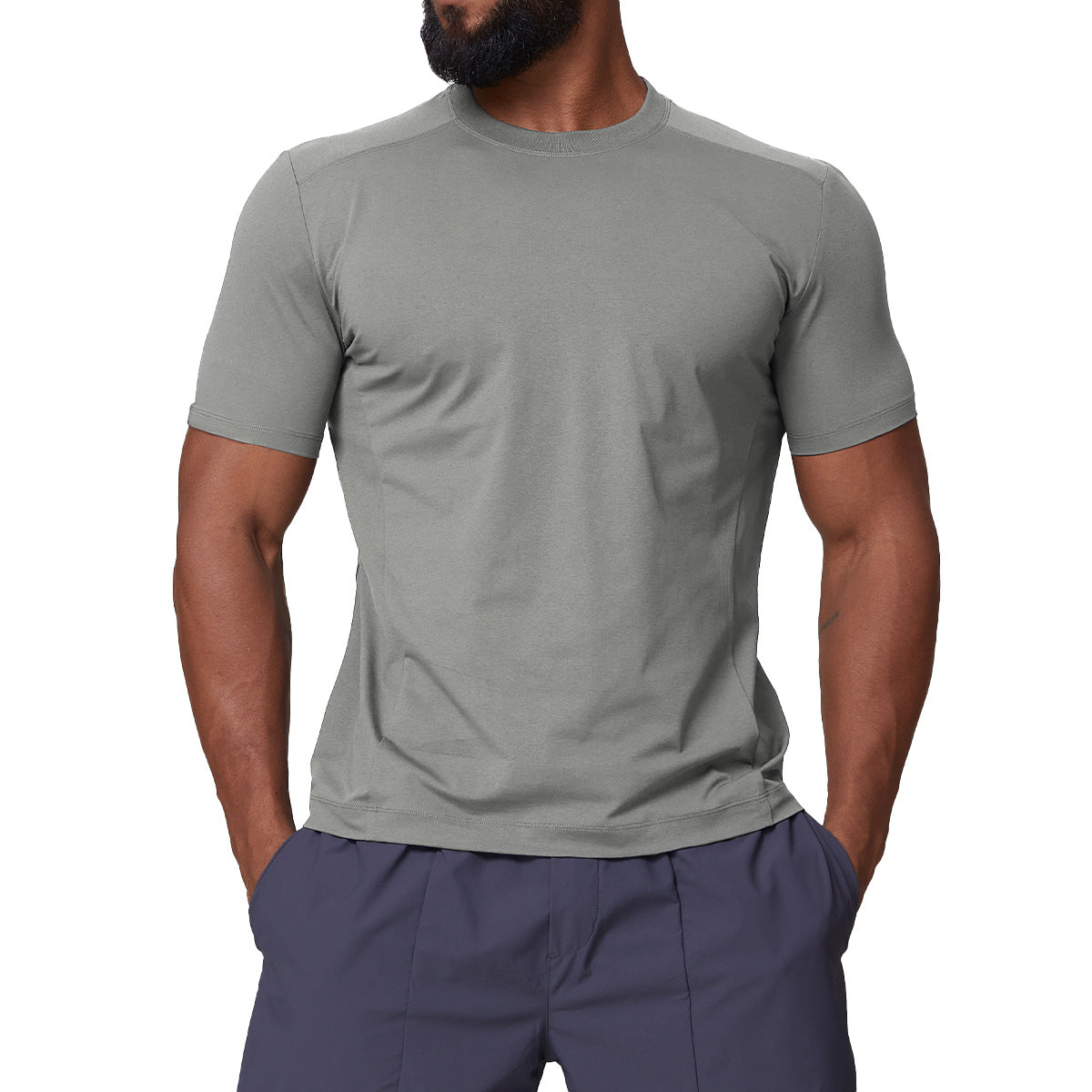 Men’s Anti-UV Quick-Dry Crew Neck T-Shirt view 4