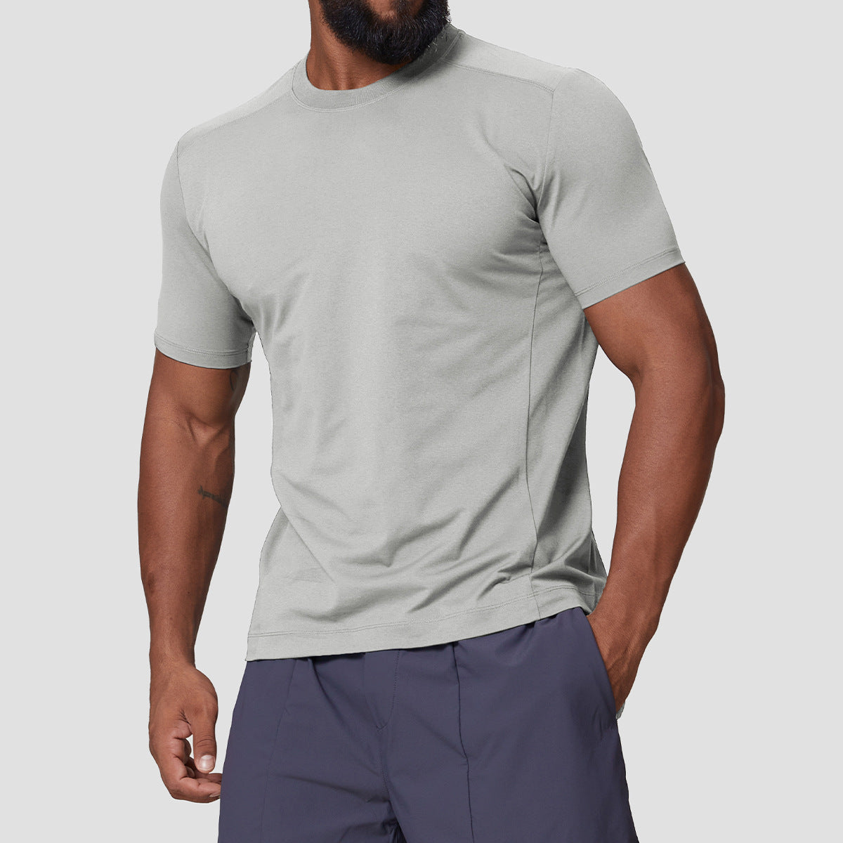 Men’s Anti-UV Quick-Dry Crew Neck T-Shirt view 7
