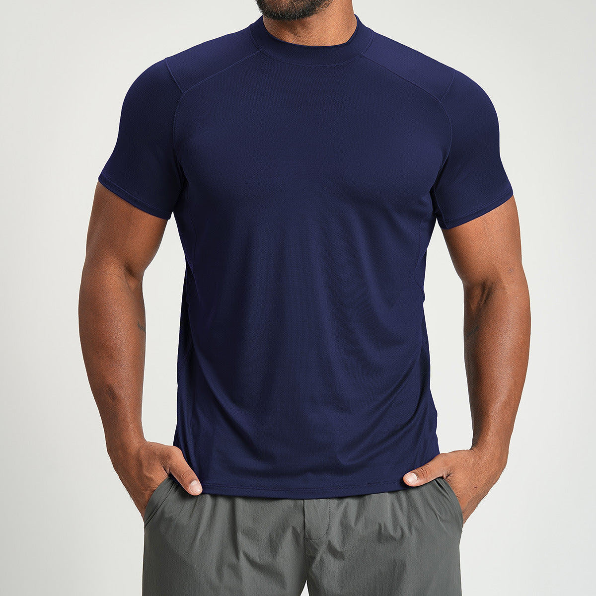 Men’s Breathable Athletic Short Sleeve Training T-Shirt