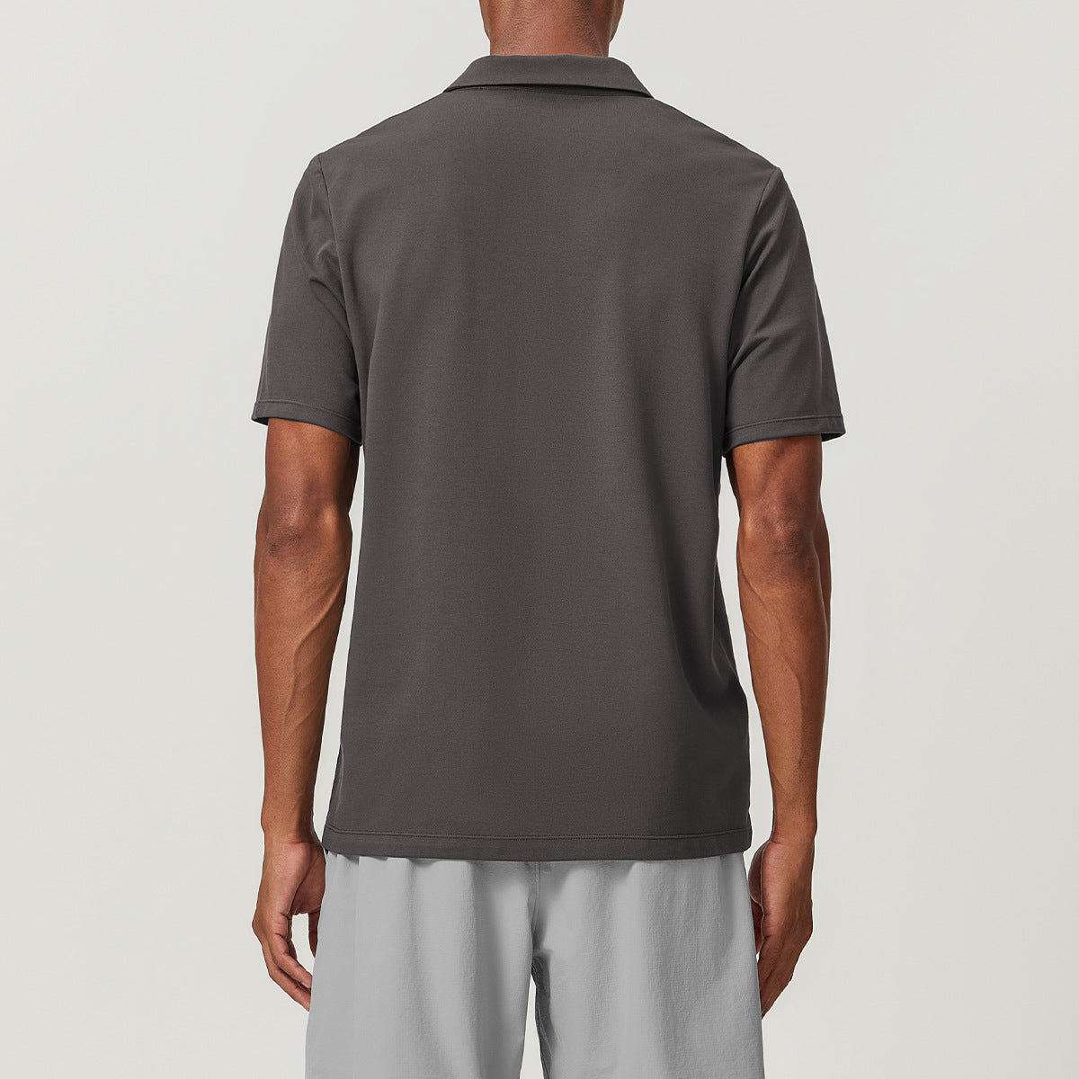 Men’s Breathable Cotton Blend Polo Shirt view 3