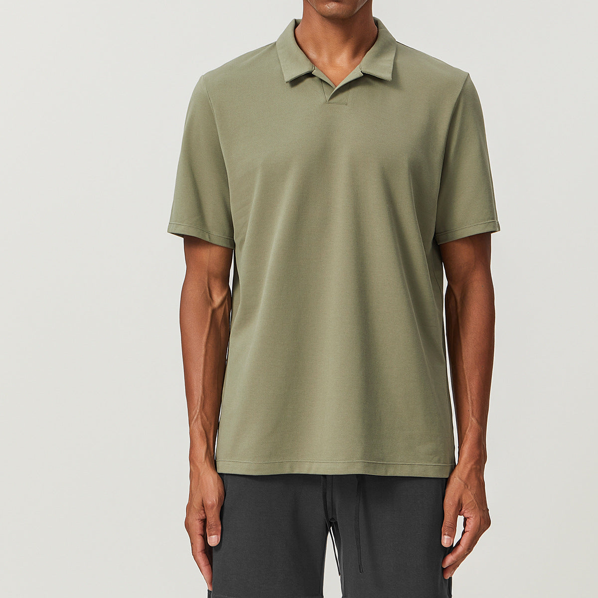 Men’s Breathable Cotton Blend Polo Shirt view 5