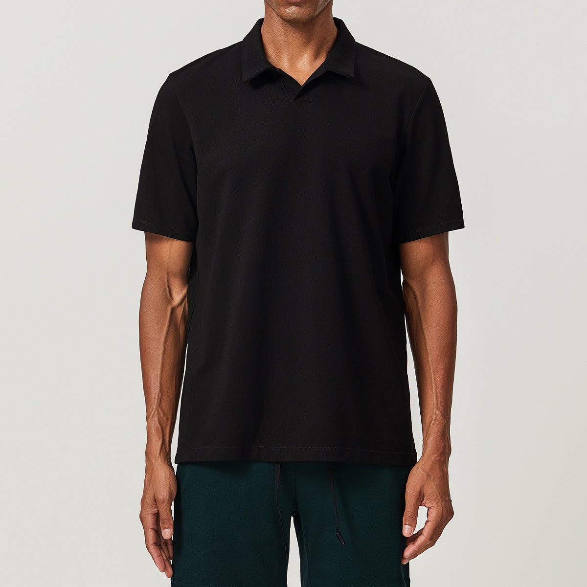 Men’s Breathable Cotton Blend Polo Shirt view 6