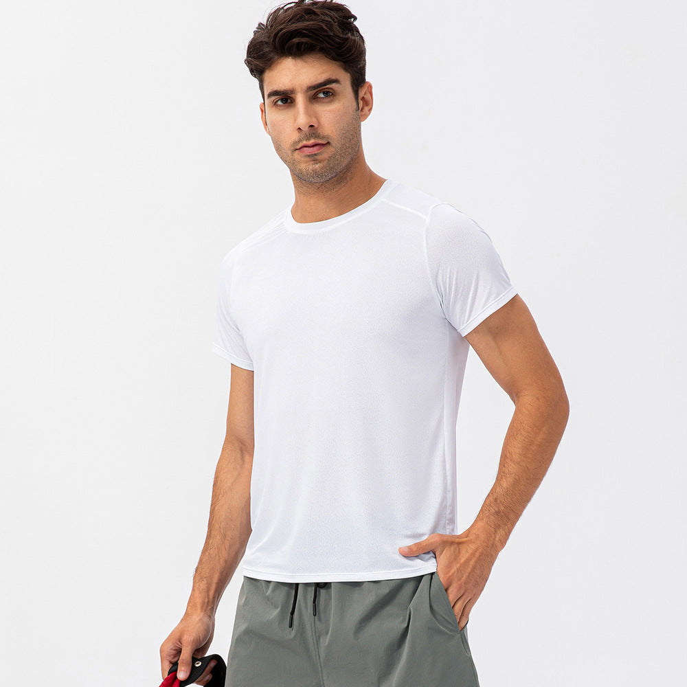 Men’s Breathable Quick-Dry Crew Neck T-Shirt