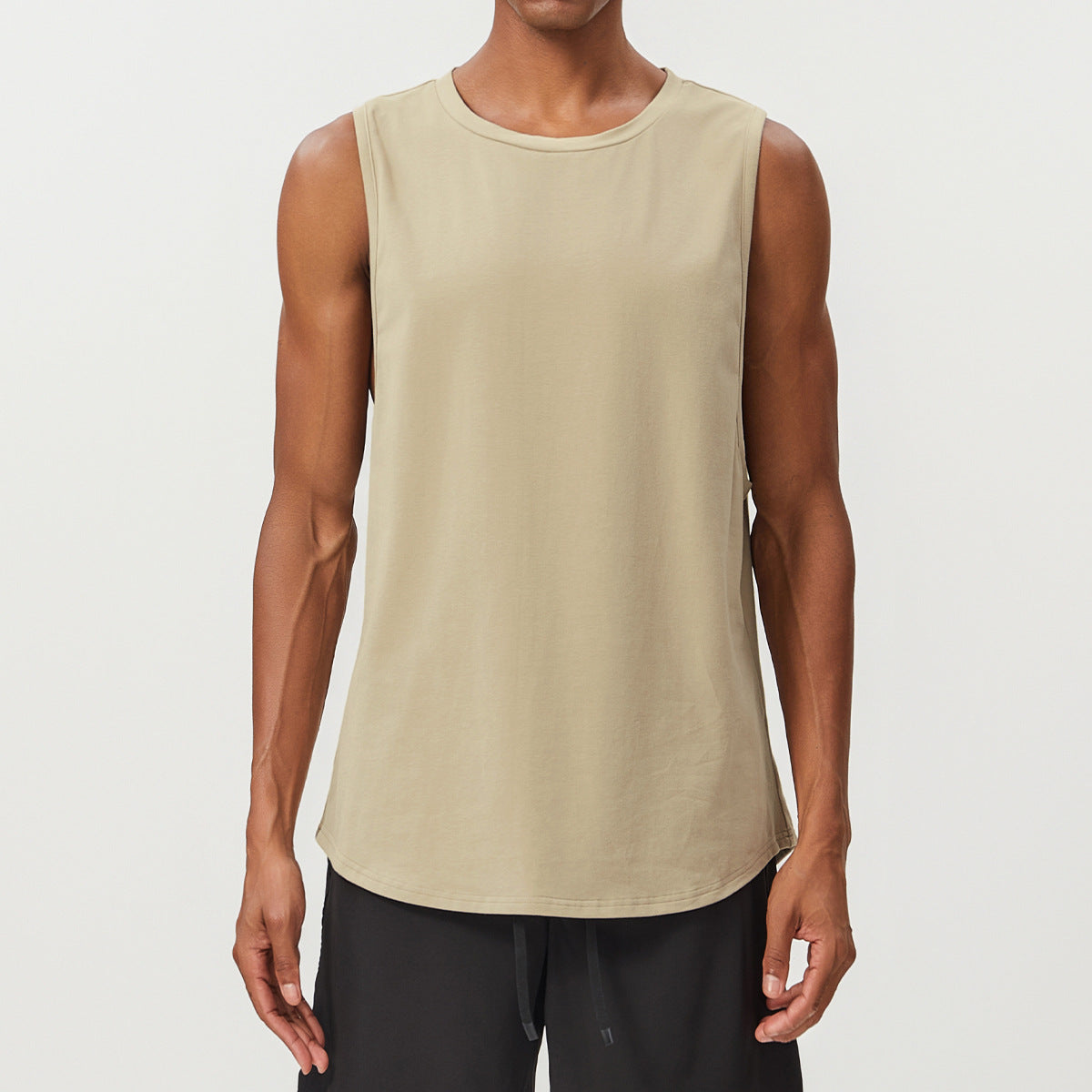 Men’s Breathable Quick-Dry Sleeveless Training Tank Top view 2
