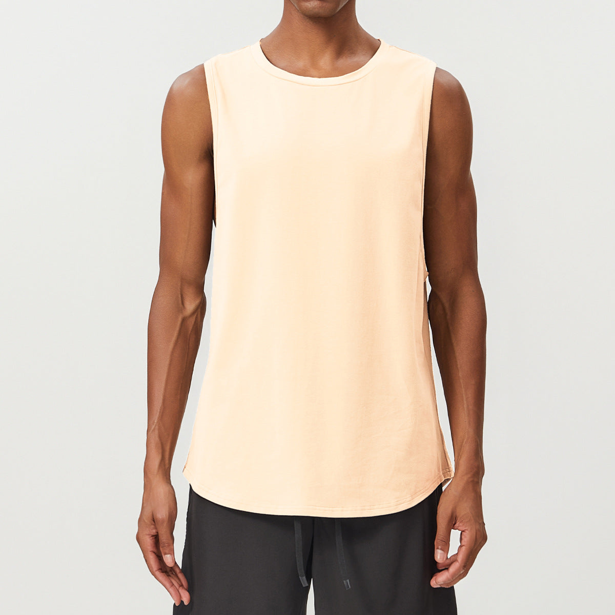 Men’s Breathable Quick-Dry Sleeveless Training Tank Top view 8
