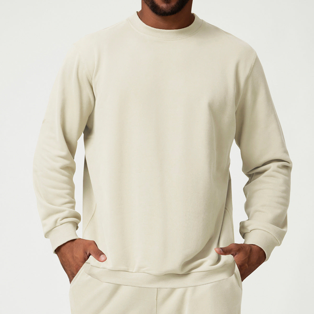 Men’s Cotton Blend Crewneck Sweatshirt