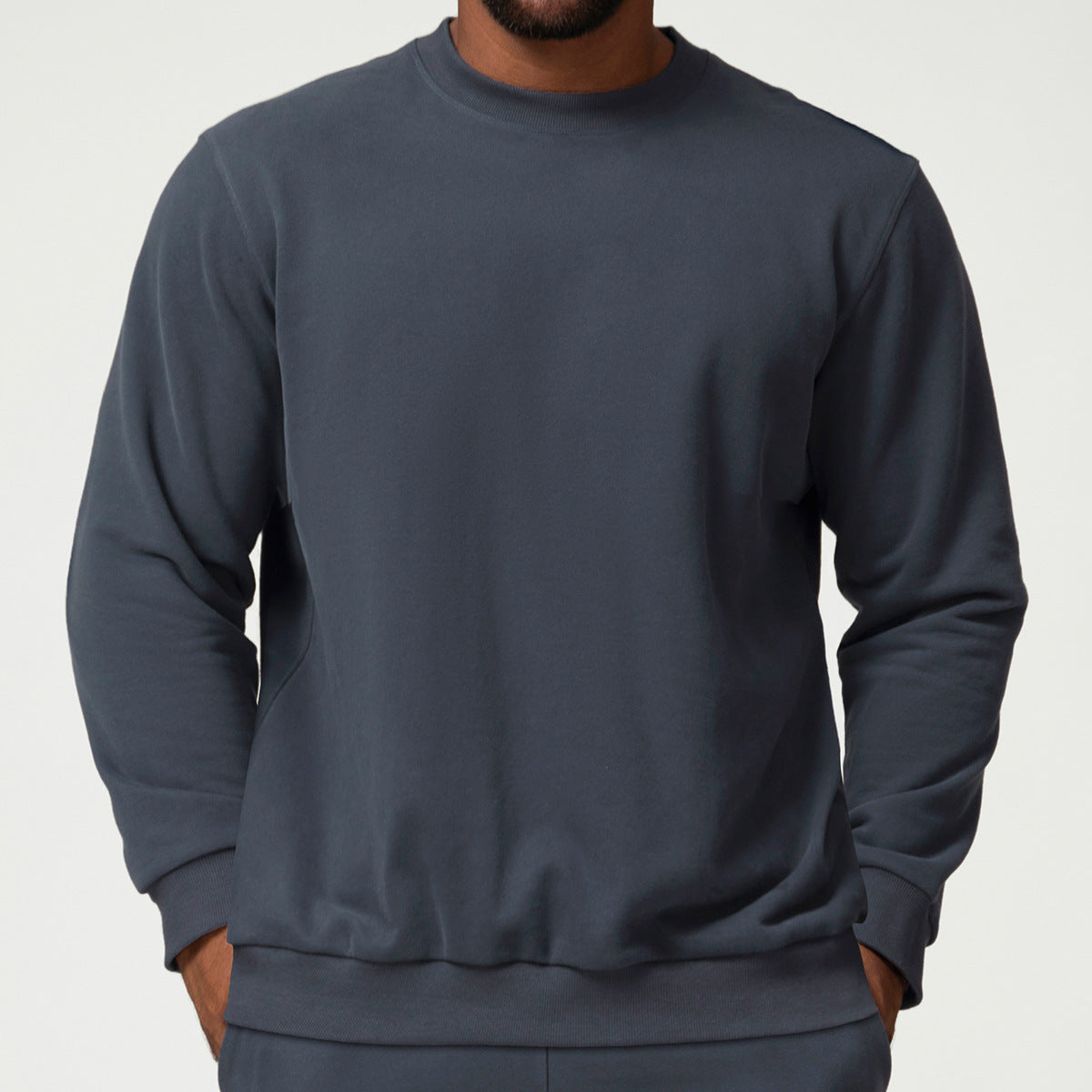 Men’s Cotton Blend Crewneck Sweatshirt view 2