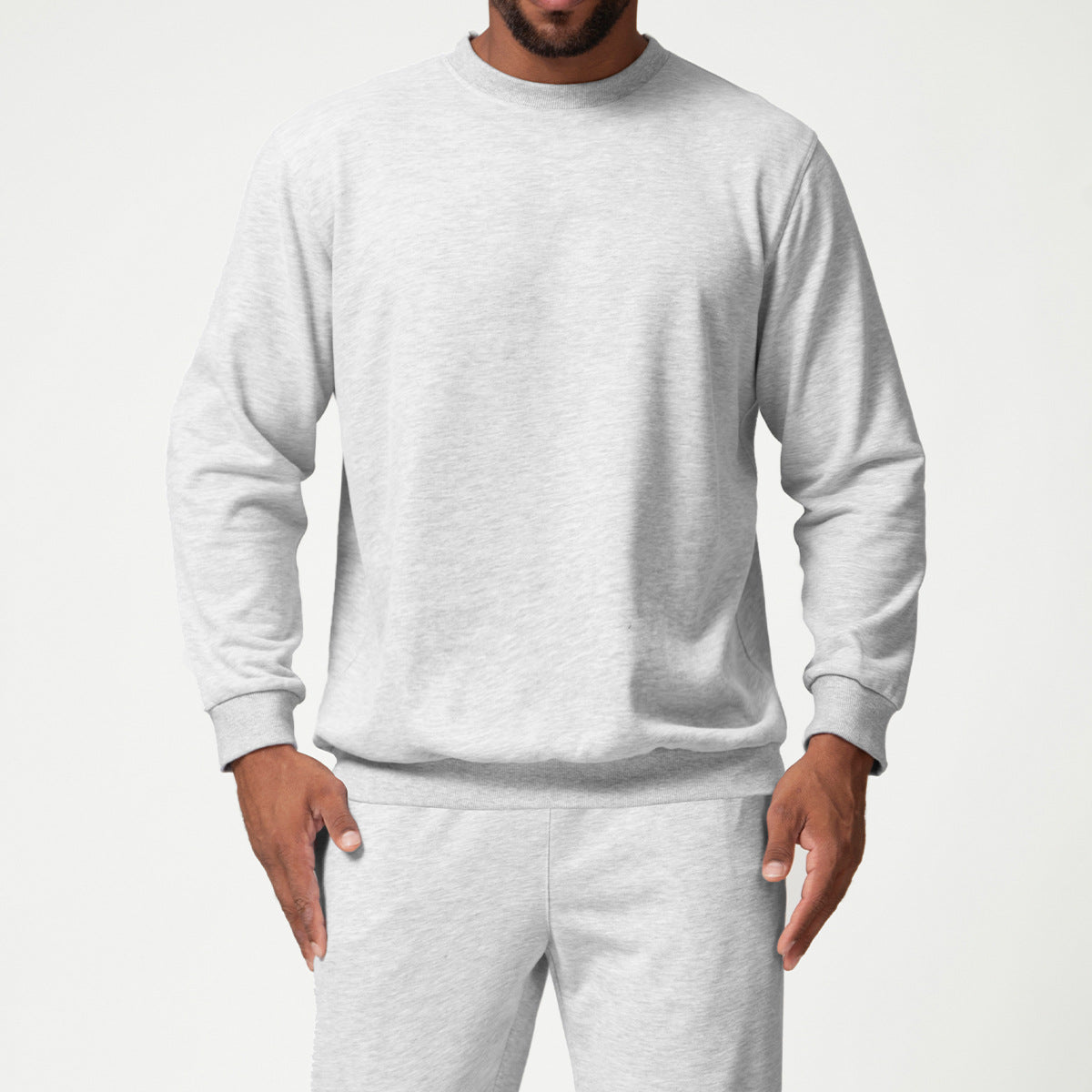 Men’s Cotton Blend Crewneck Sweatshirt view 3