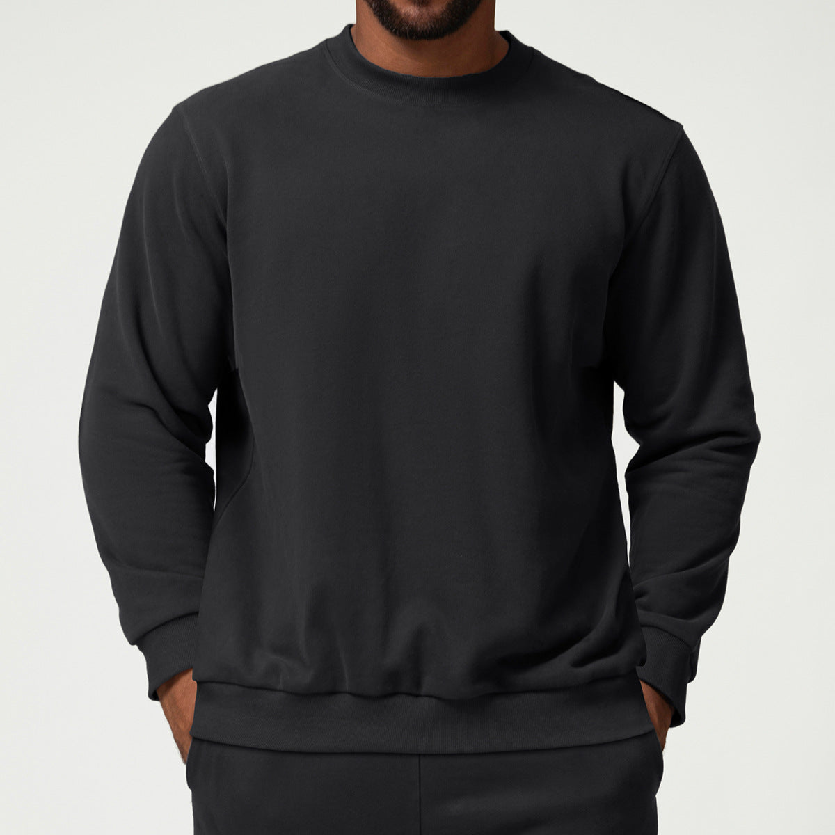 Men’s Cotton Blend Crewneck Sweatshirt view 4