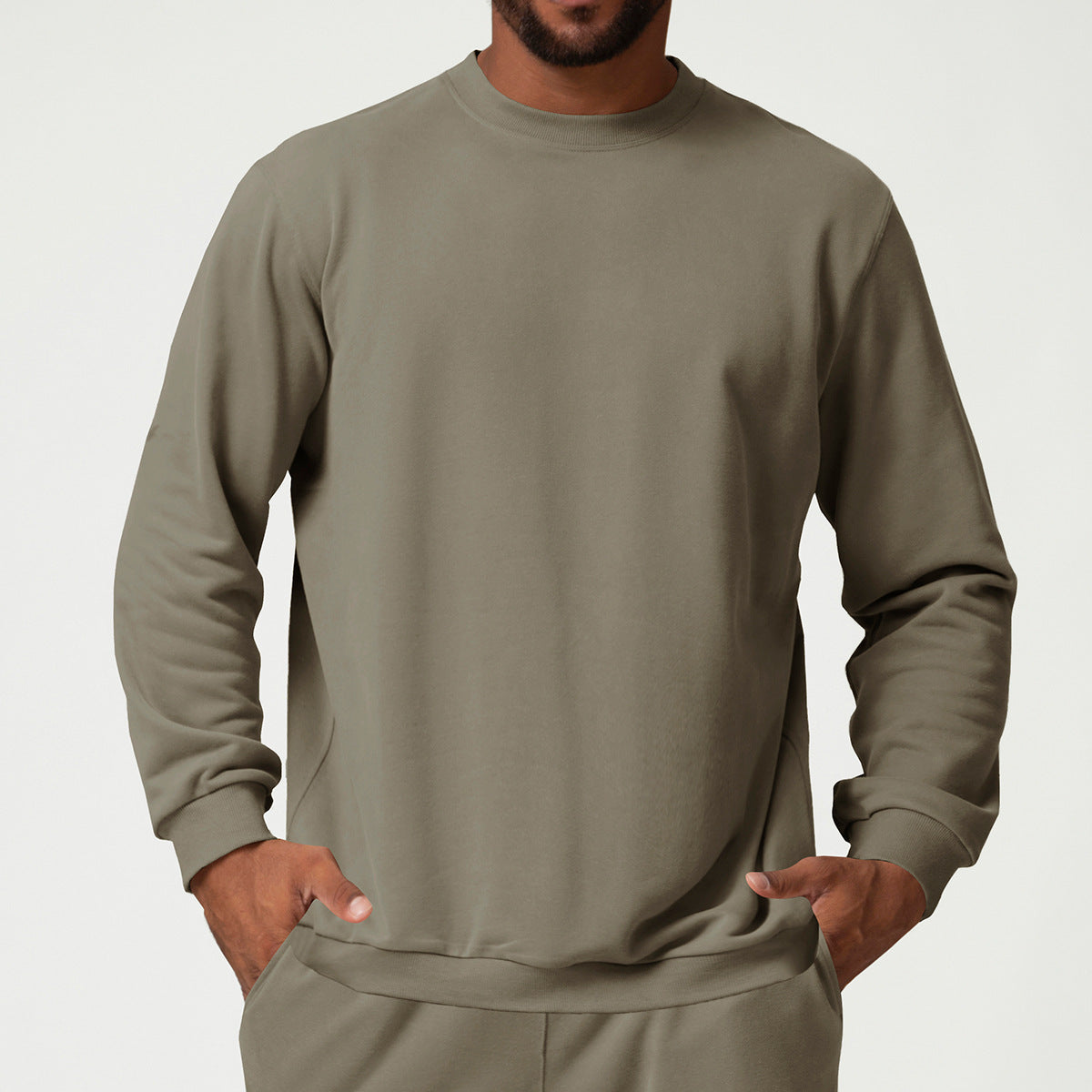 Men’s Cotton Blend Crewneck Sweatshirt view 5