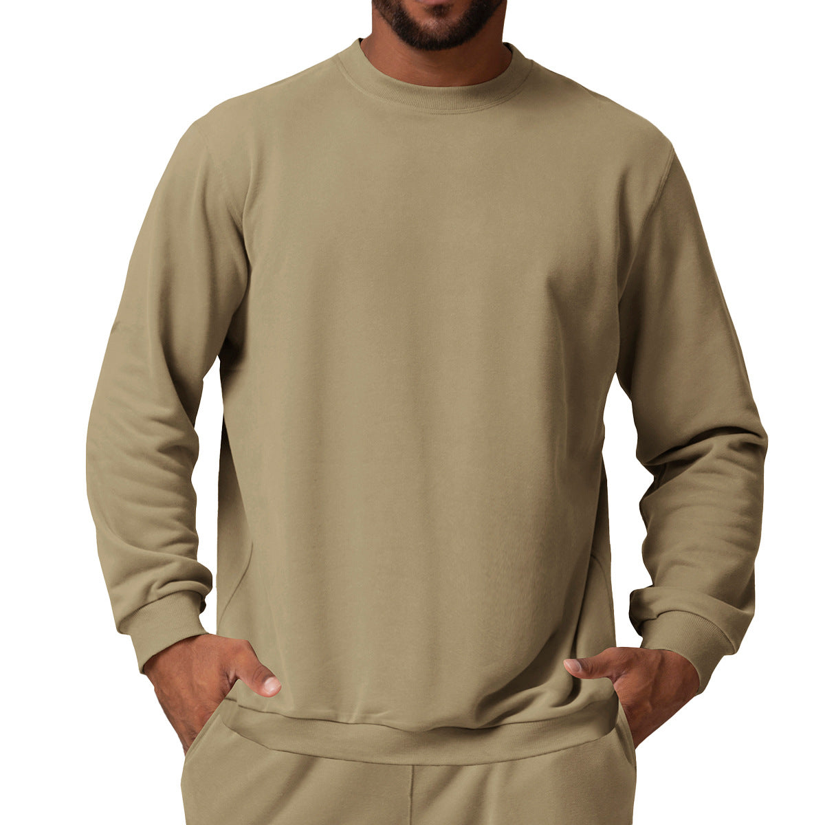 Men’s Cotton Blend Crewneck Sweatshirt view 6
