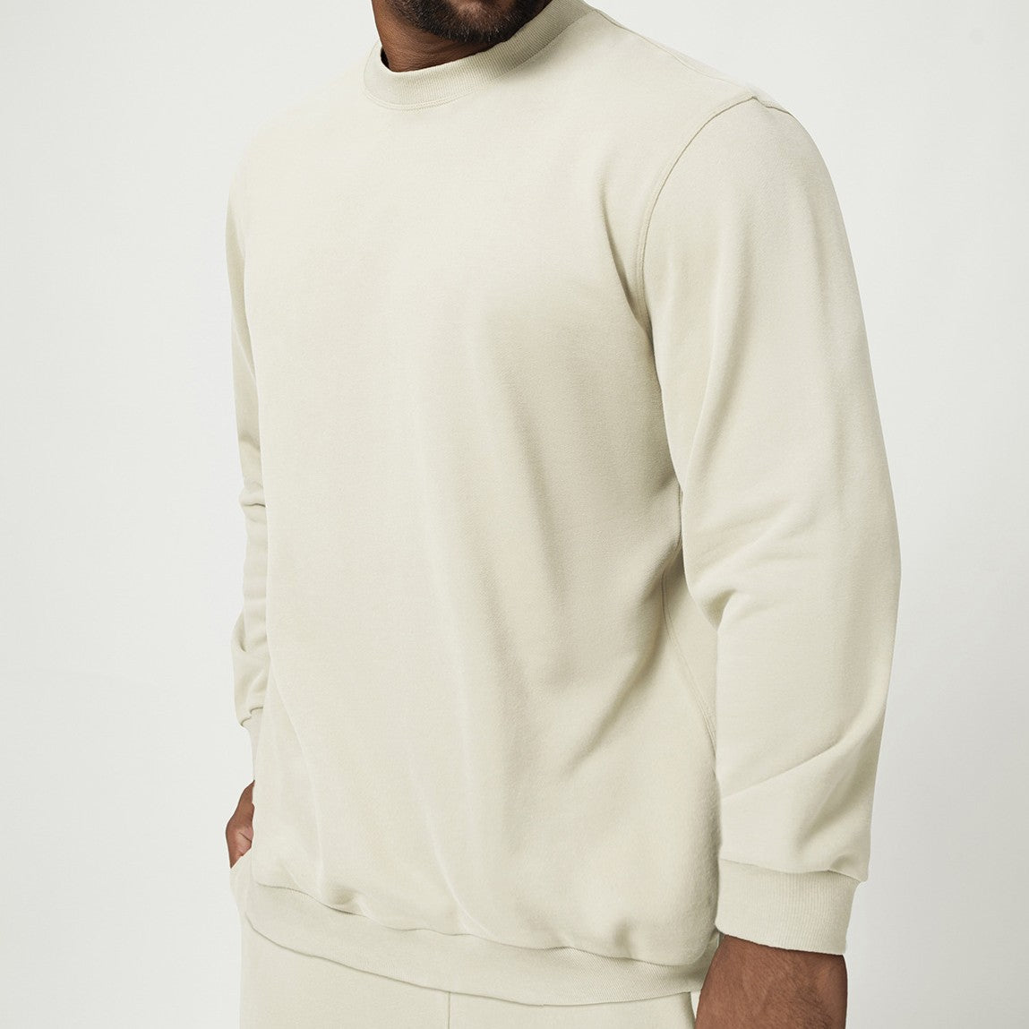 Men’s Cotton Blend Crewneck Sweatshirt view 8