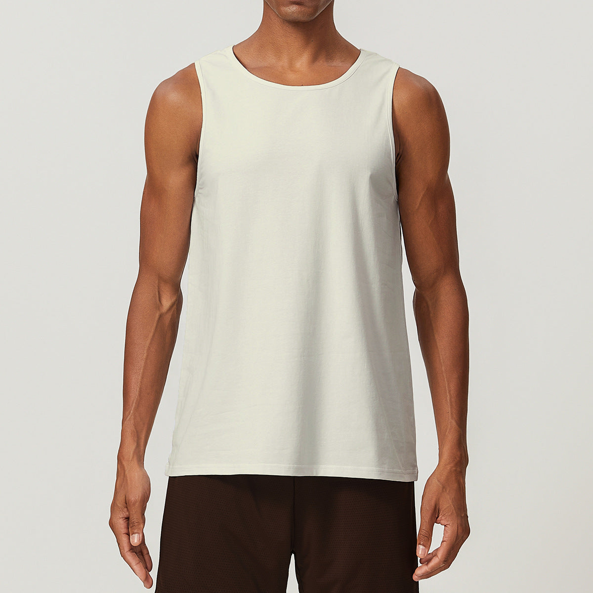 Men’s Cotton Blend Sleeveless Sports Tank Top