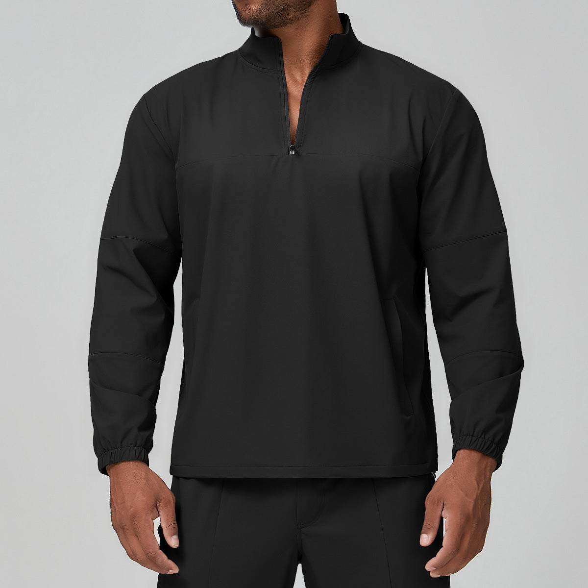 Men’s Half-Zip Long Sleeve Outdoor Training Top