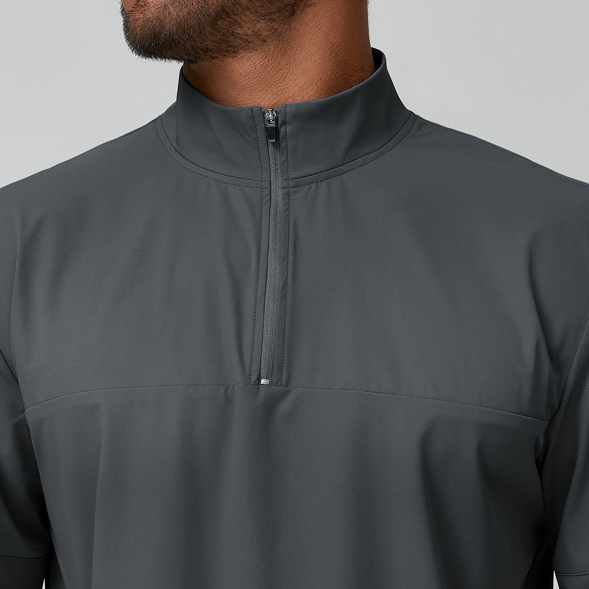 Men’s Half-Zip Long Sleeve Outdoor Training Top view 7
