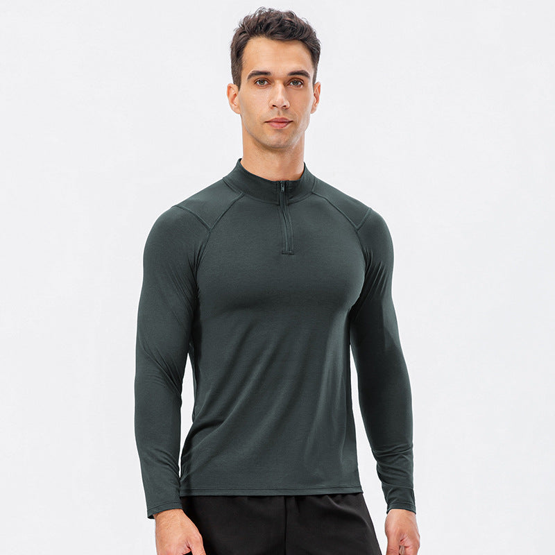 Men’s Half-Zip Performance Long Sleeve Training Top