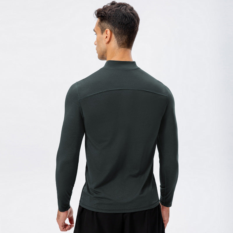 Men’s Half-Zip Performance Long Sleeve Training Top view 3