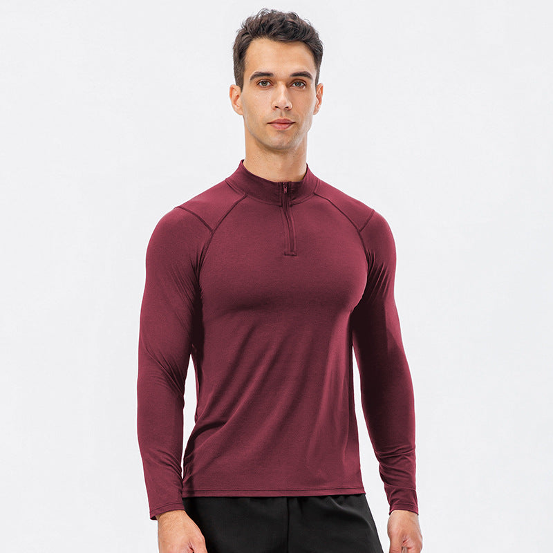 Men’s Half-Zip Performance Long Sleeve Training Top view 4