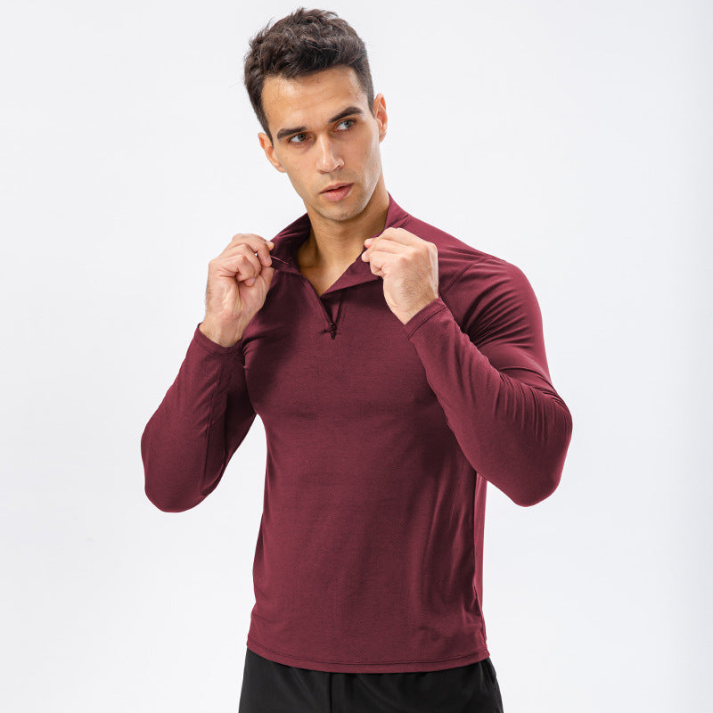 Men’s Half-Zip Performance Long Sleeve Training Top view 5