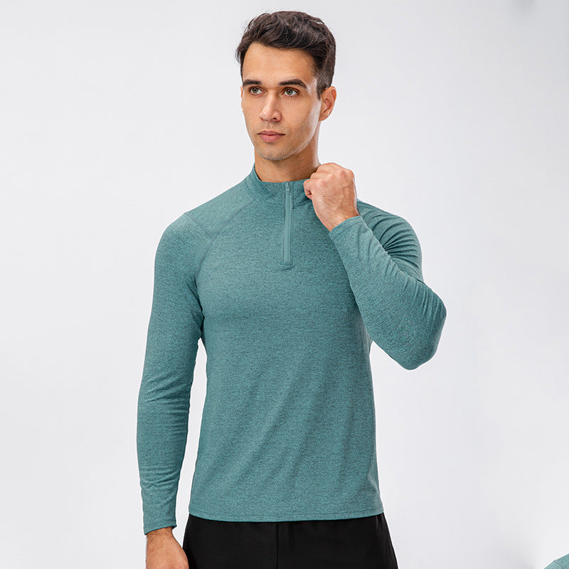 Men’s Half-Zip Performance Long Sleeve Training Top view 6