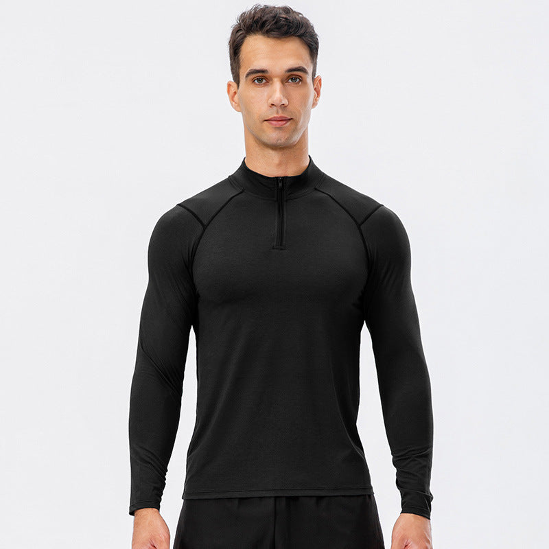 Men’s Half-Zip Performance Long Sleeve Training Top view 8