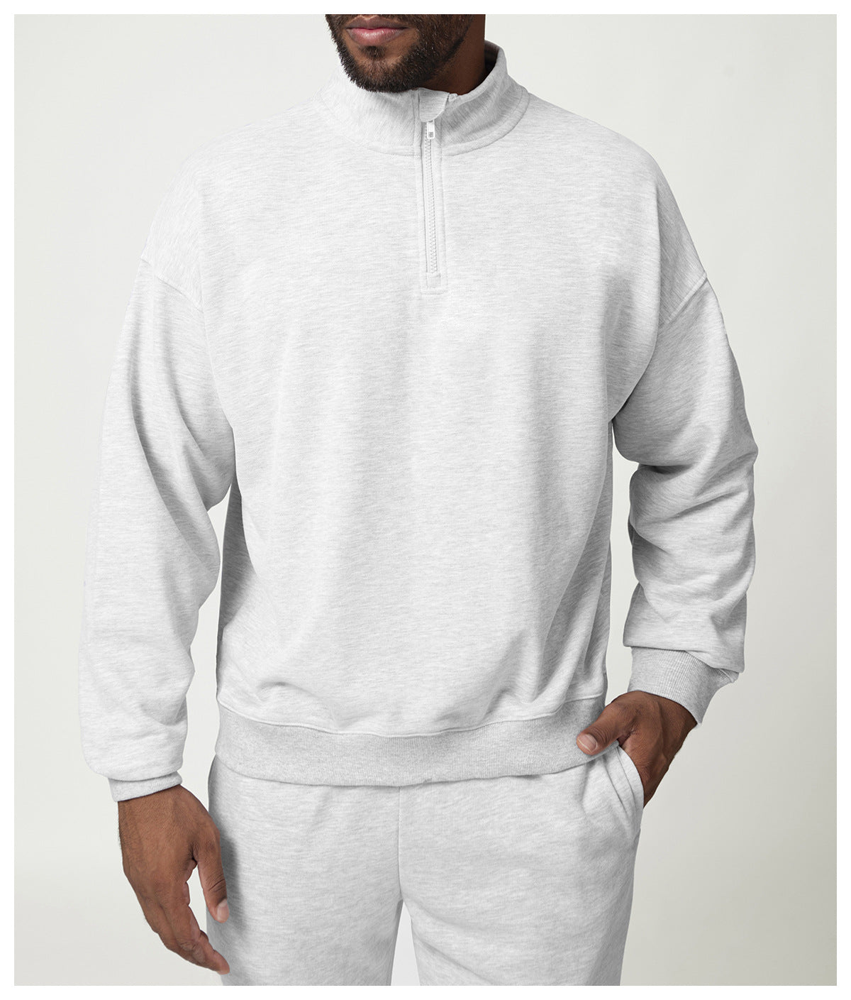 Men’s Half-Zip Pullover Sweatshirt view 3