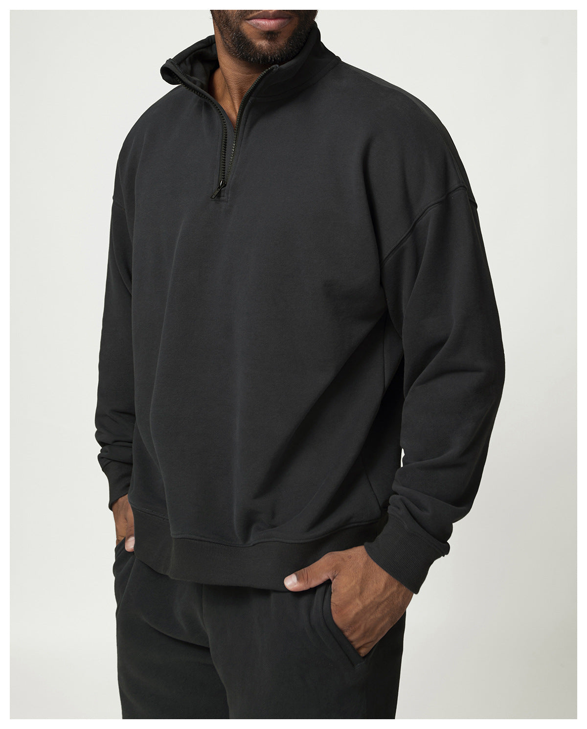 Men’s Half-Zip Pullover Sweatshirt view 4