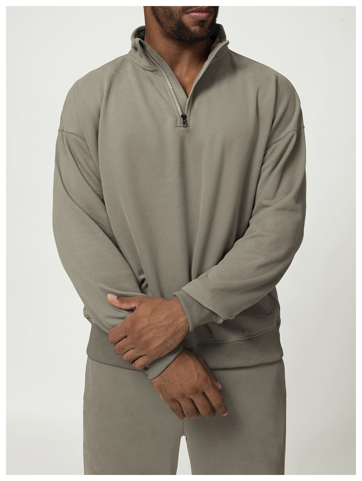 Men’s Half-Zip Pullover Sweatshirt view 5