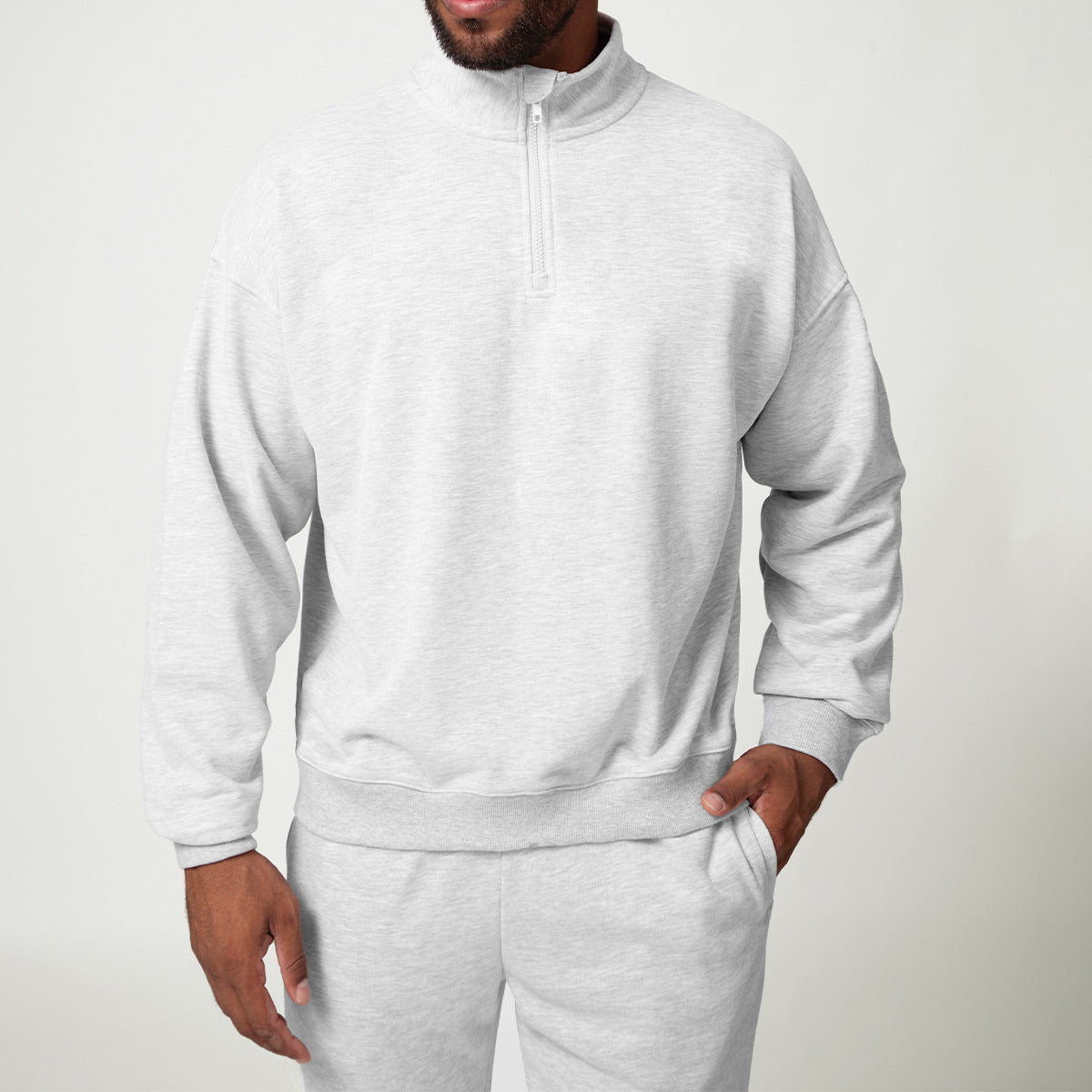 Men’s Half-Zip Pullover Sweatshirt view 7