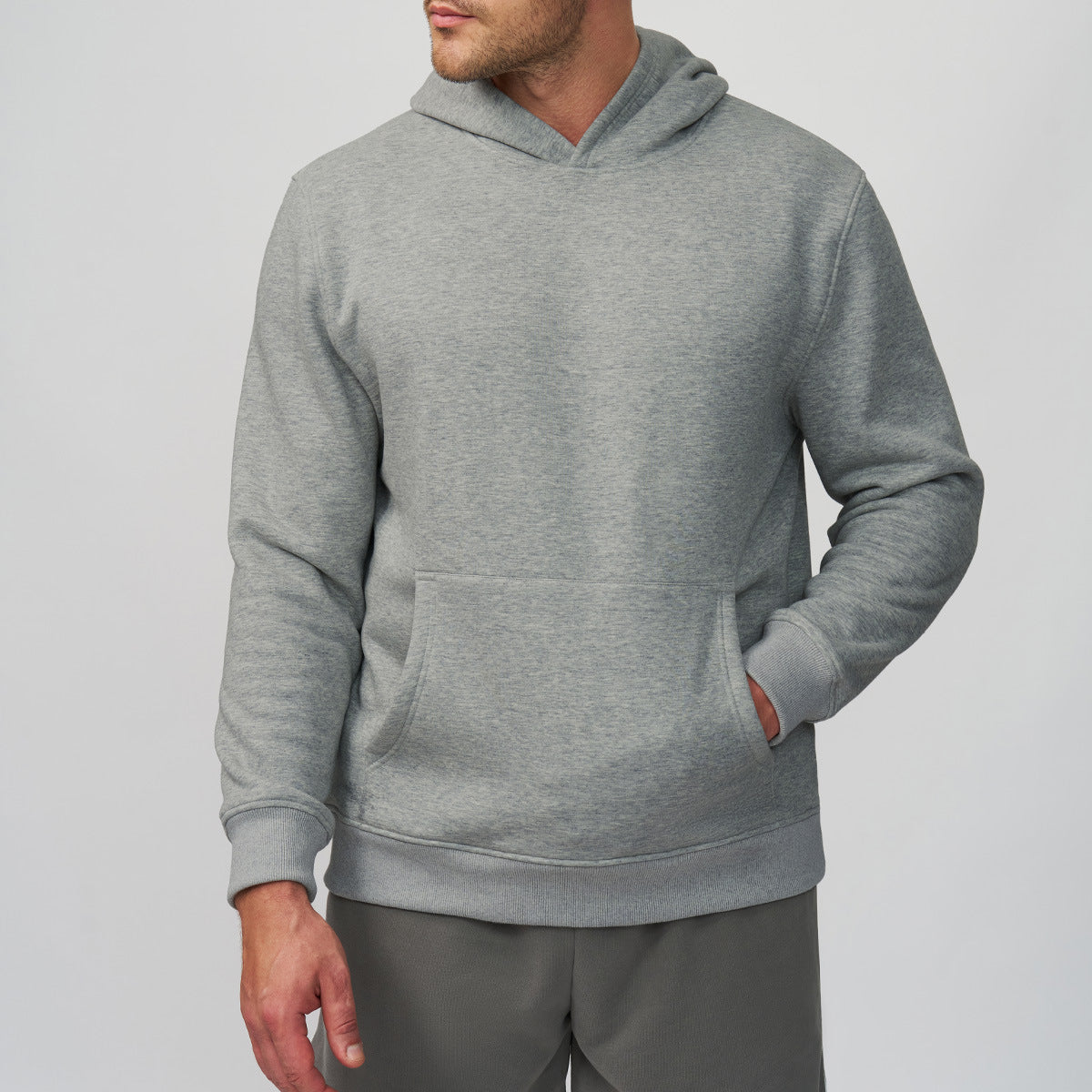 Men’s Heavyweight Fleece Hoodie view 3