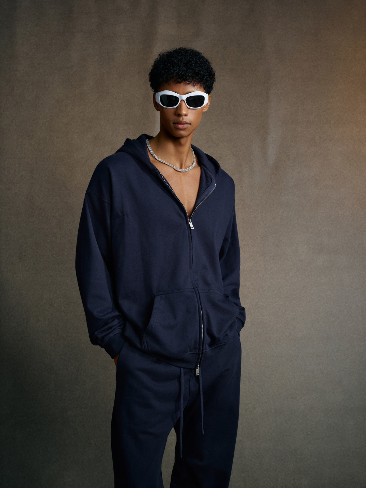 Men’s Heavyweight Fleece Zip Hoodie (445G)
