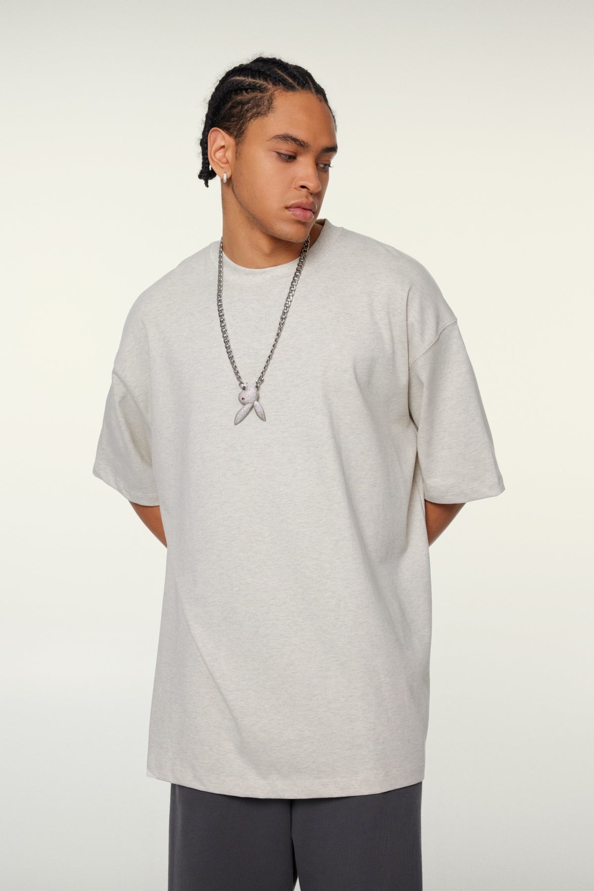 Men’s Heavyweight Oversized Cotton T-Shirt (345G)