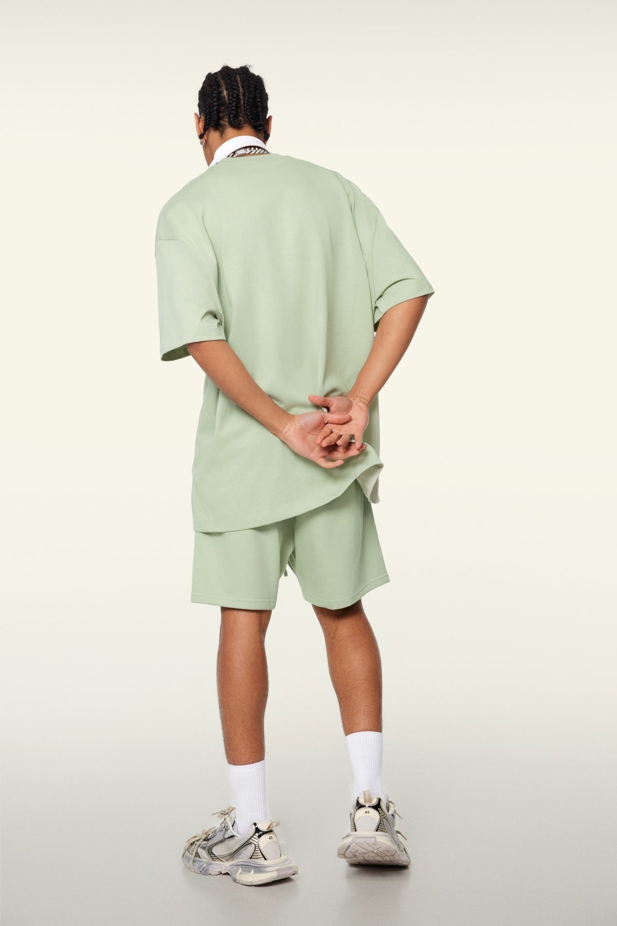 Men’s Heavyweight Oversized Cotton T-Shirt (345G) view 8