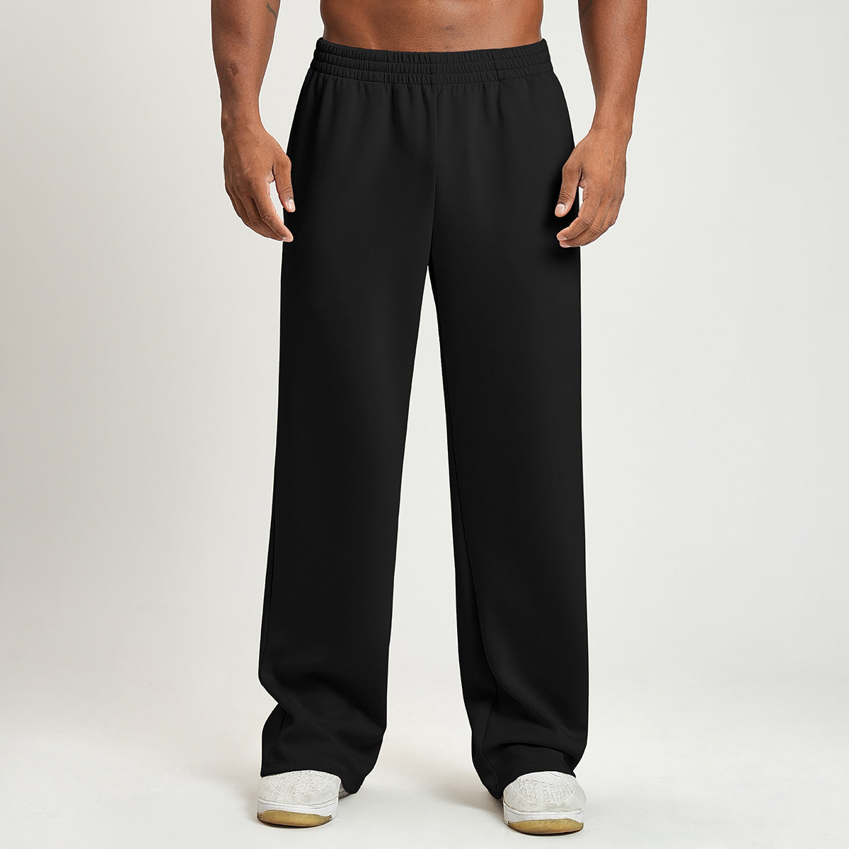 Men’s Relaxed Wide-Leg Training Sweatpants
