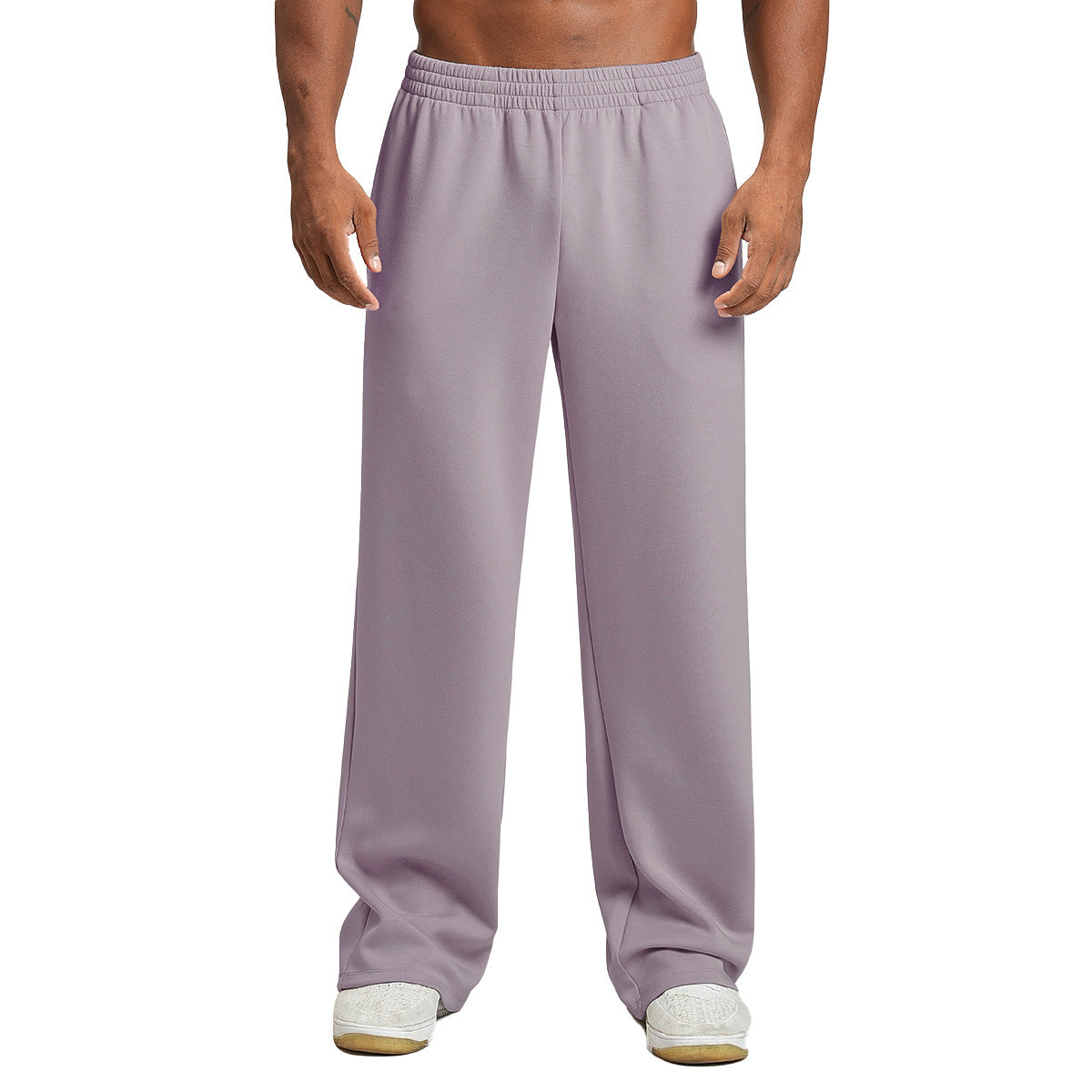 Men’s Relaxed Wide-Leg Training Sweatpants view 8