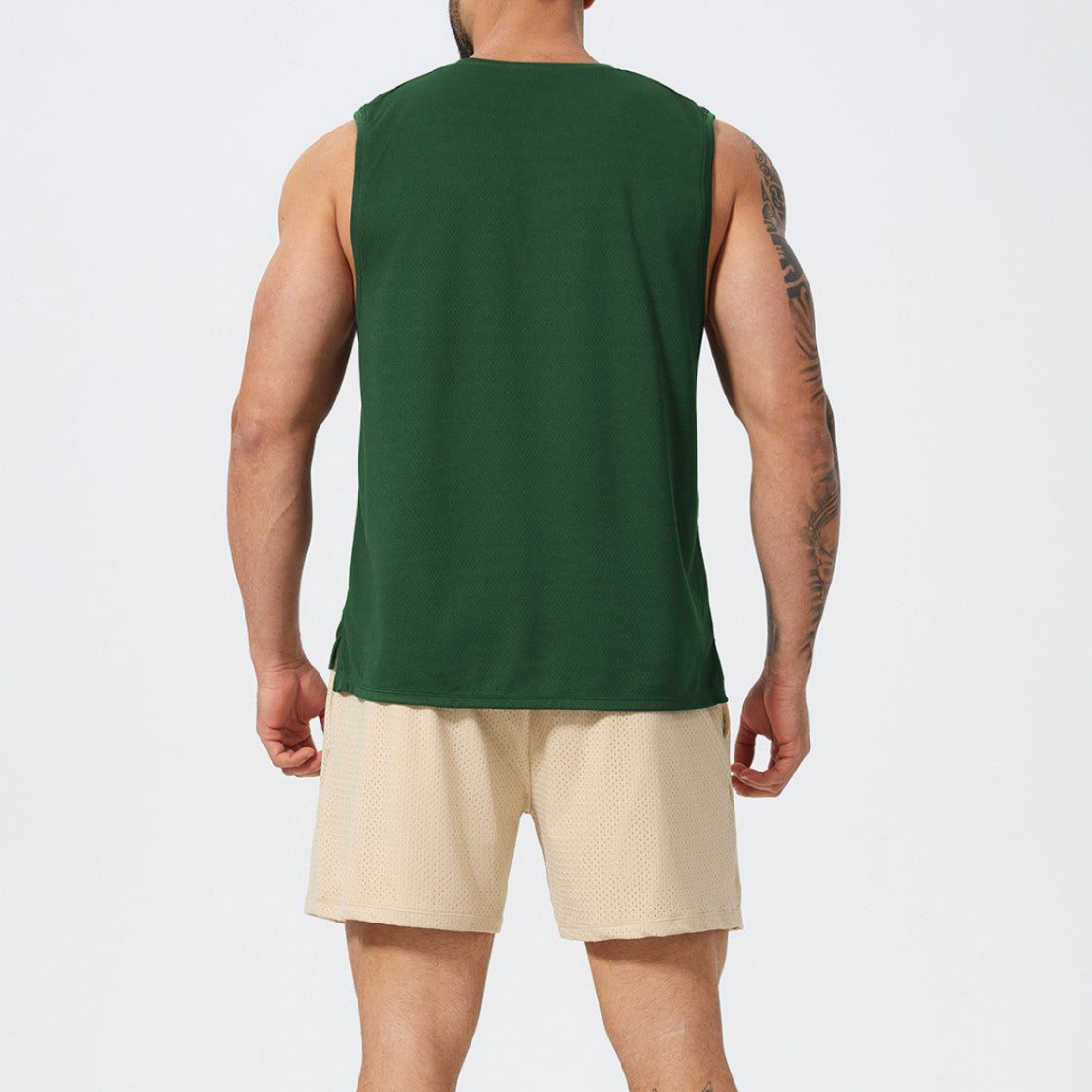 Men’s Sleeveless Quick-Dry Sports Tank Top view 7