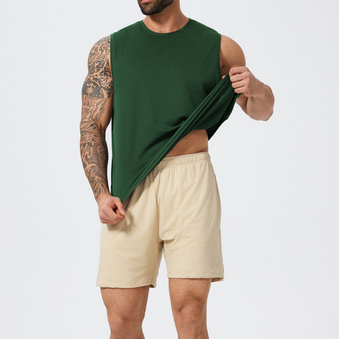 Men’s Sleeveless Quick-Dry Sports Tank Top view 8