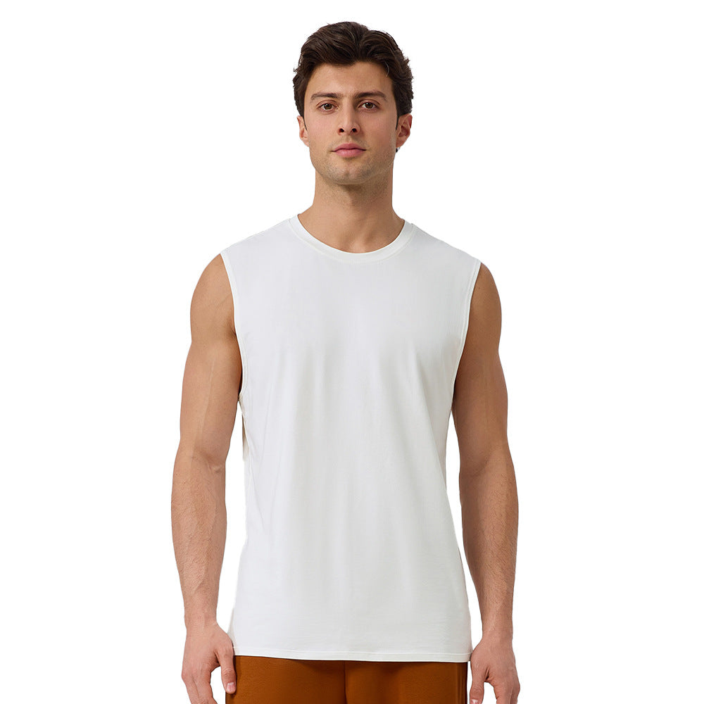 Men’s Sleeveless Tencel Breathable Training Tank Top