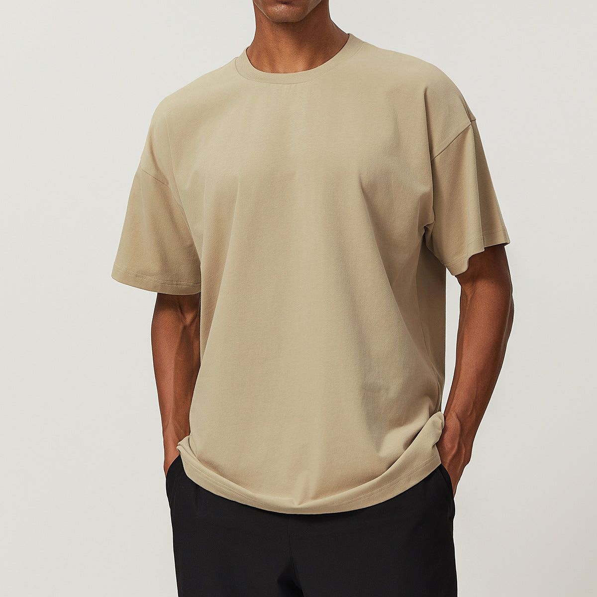 Men’s Soft Cotton Blend Breathable T-Shirt view 2
