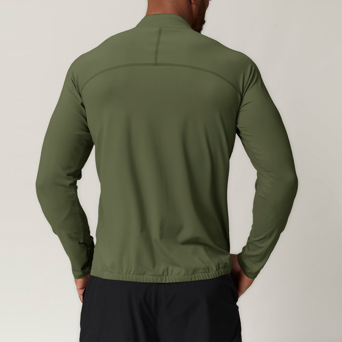 Men’s Stand Collar Full-Zip Training Jacket view 3