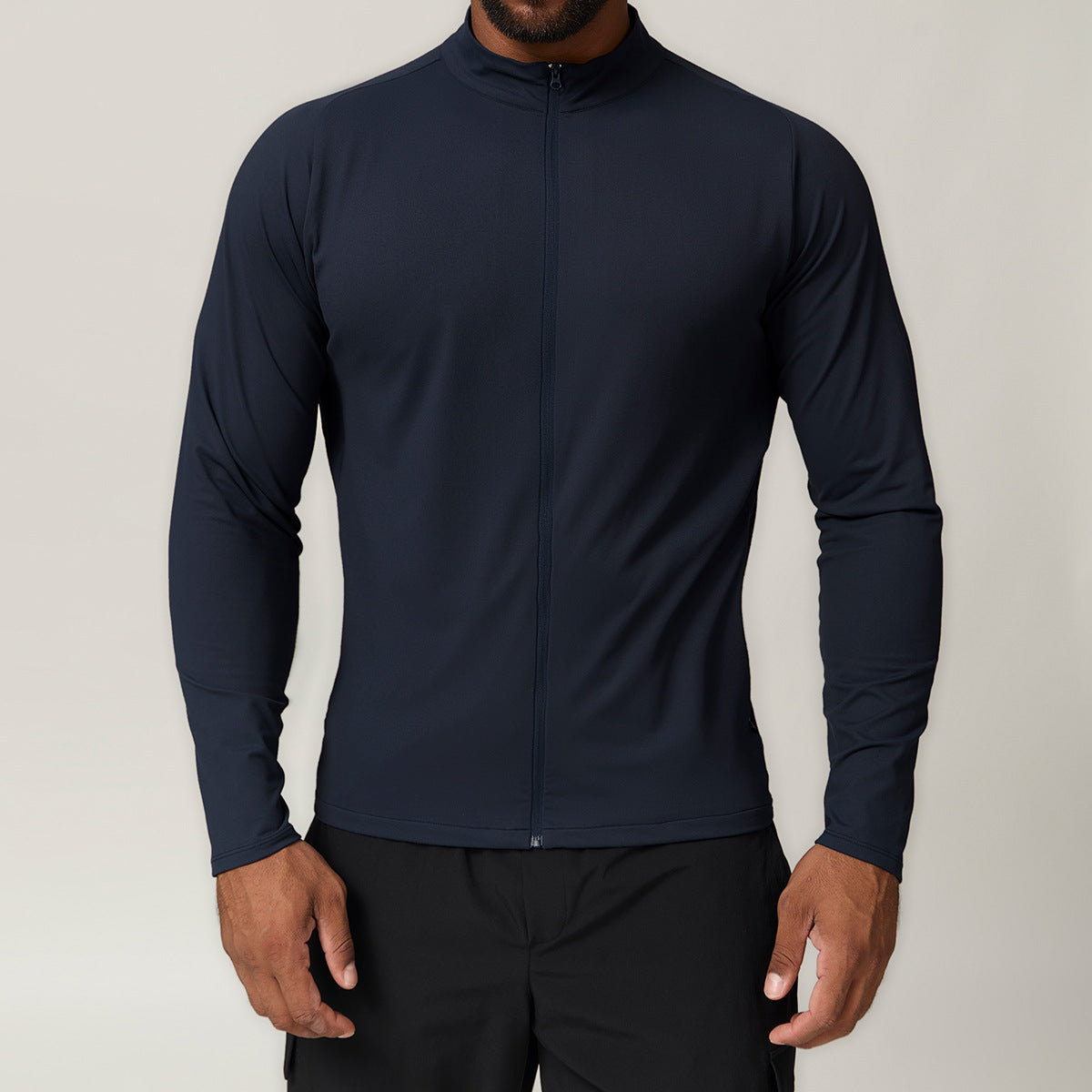 Men’s Stand Collar Full-Zip Training Jacket view 5