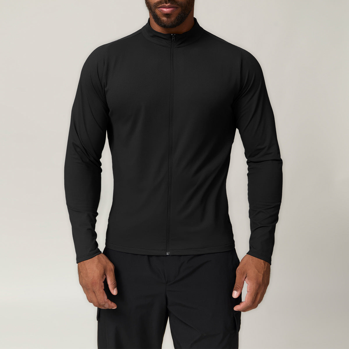Men’s Stand Collar Full-Zip Training Jacket view 6