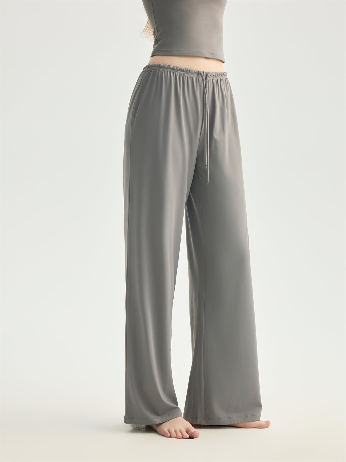 Relaxed Fit Wide-Leg Pants view 4