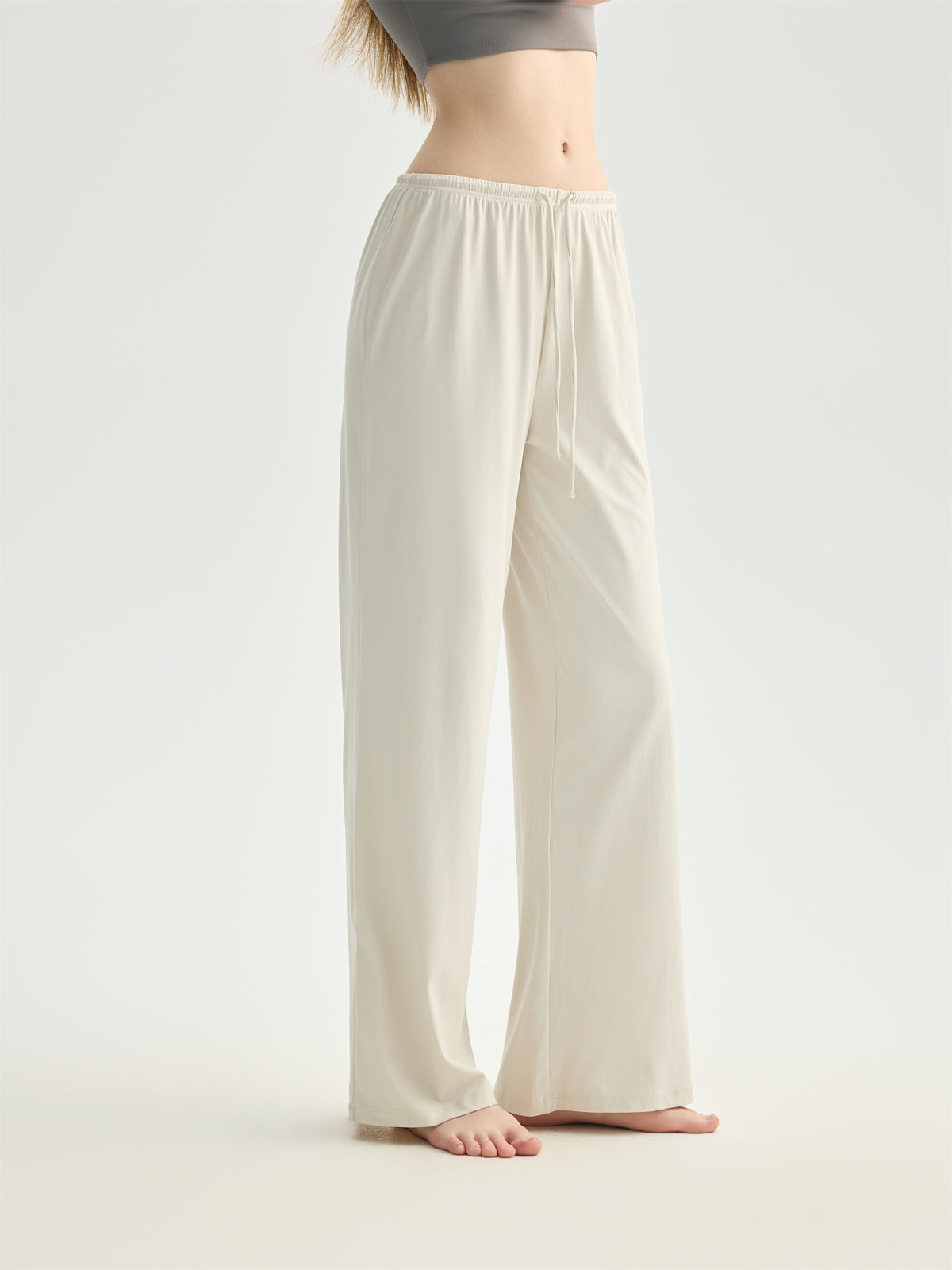 Relaxed Fit Wide-Leg Pants view 7