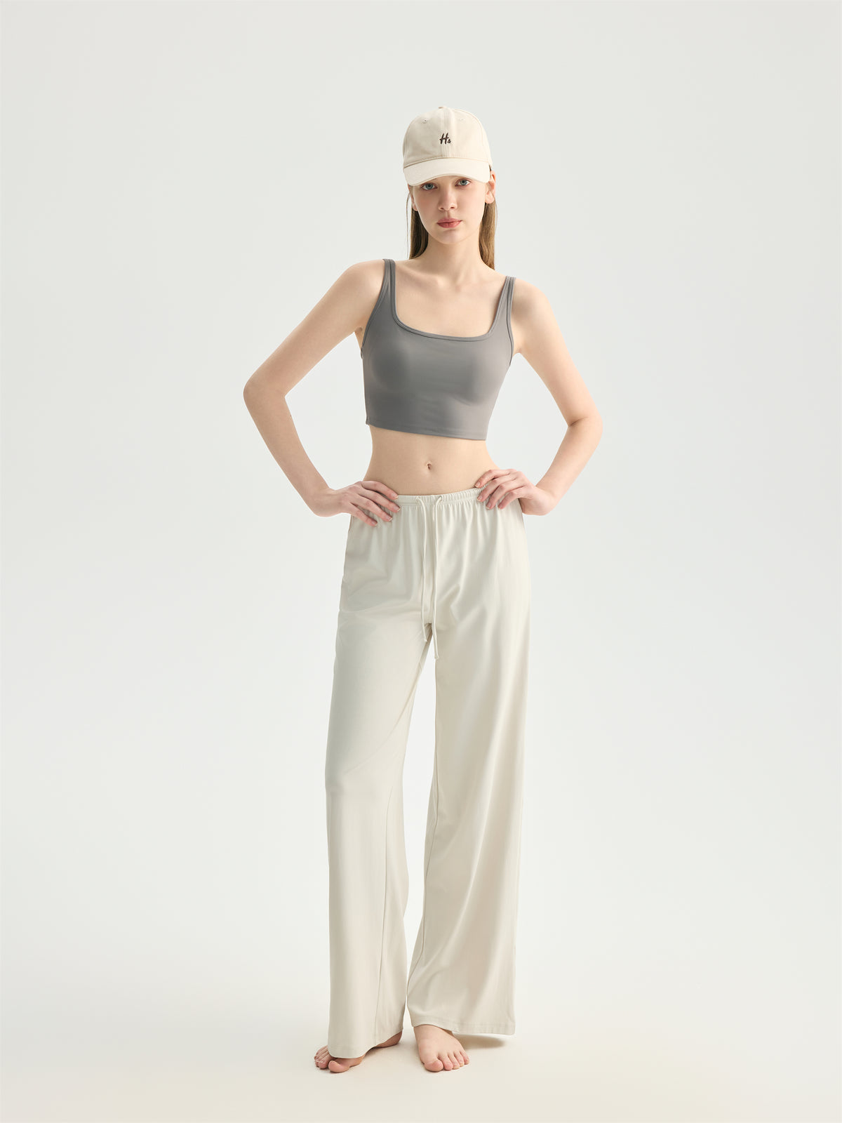 Relaxed Fit Wide-Leg Pants view 8