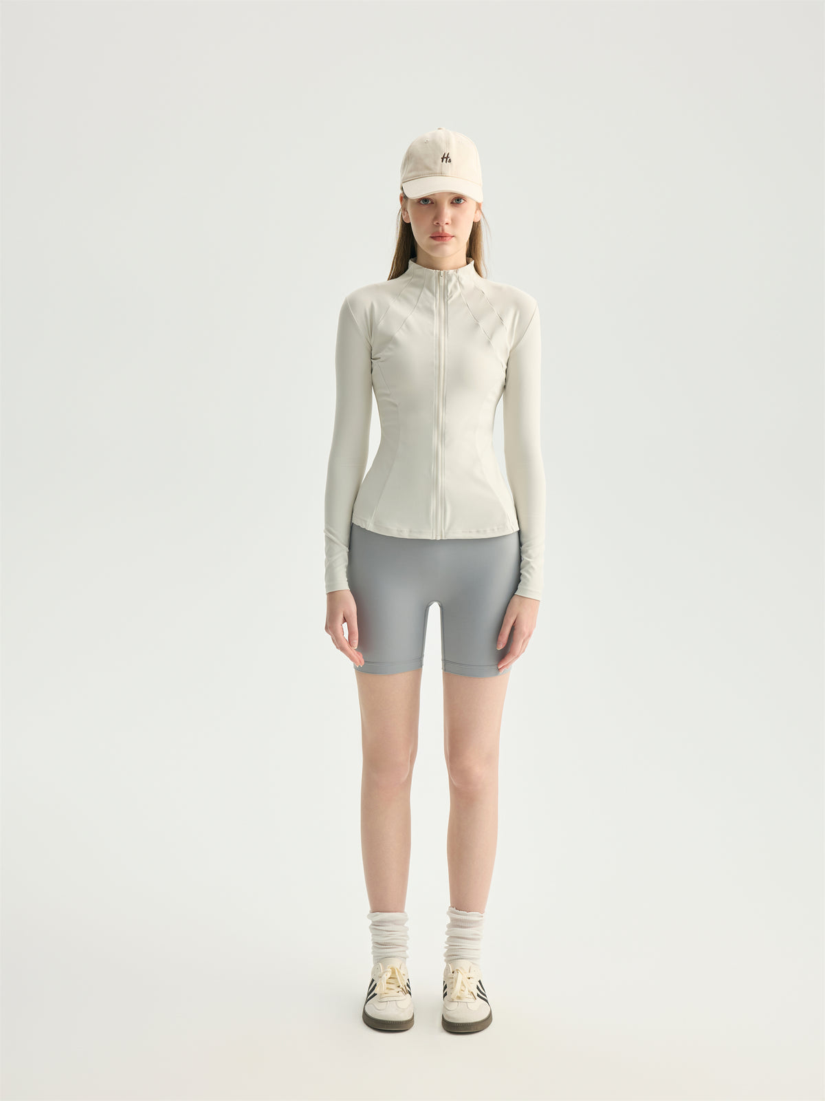 Slim Fit Zip-Up Long Sleeve Jacket view 4